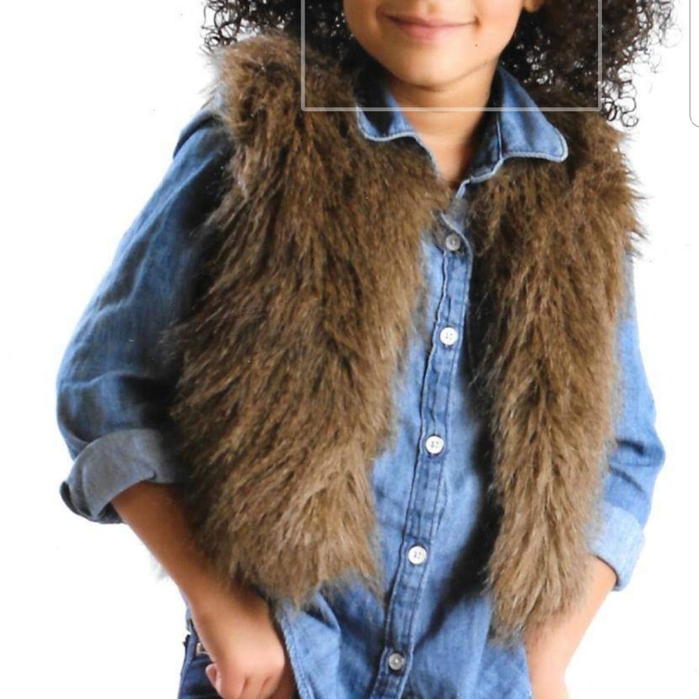 J.crew crewcuts fur vest